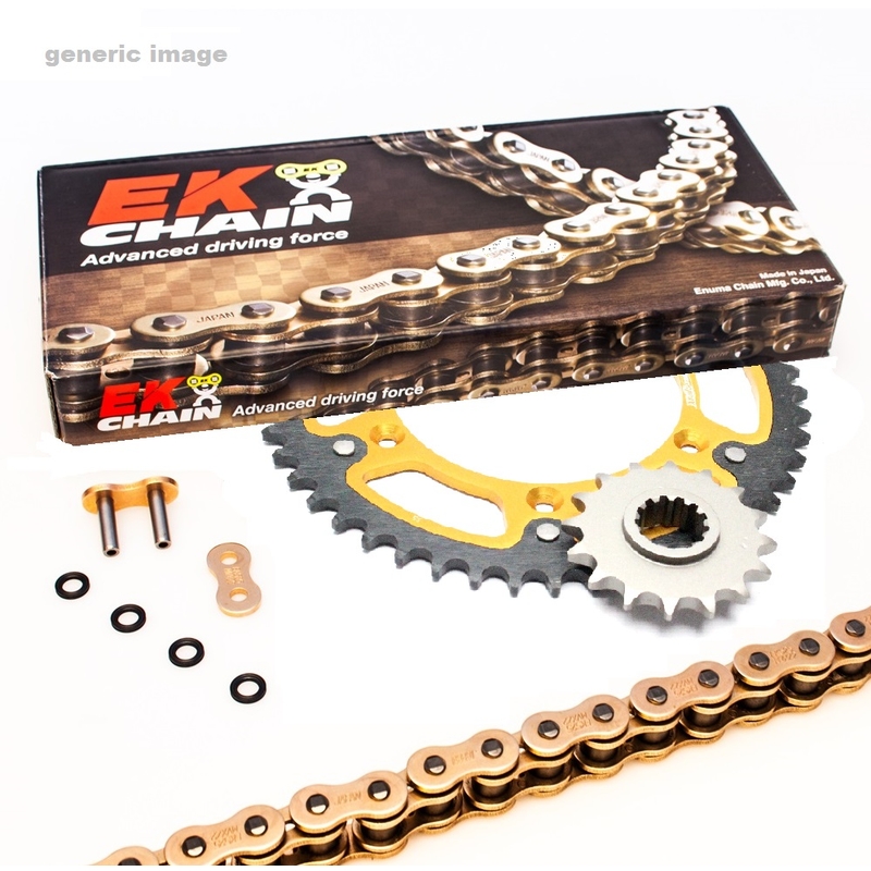 Chain kit EK PREMIUM EK + JT with gold ZVX3 chain -absolute TOP quality