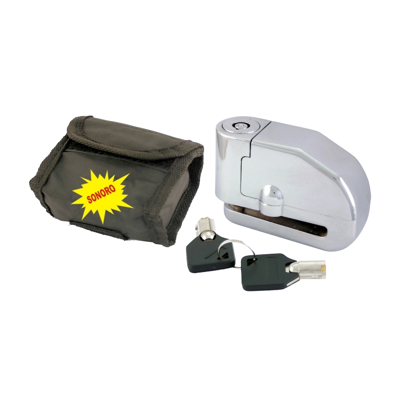 Lacat de disc RMS d6mm with alarm and bag