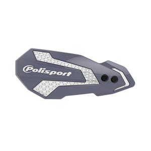 Handguard POLISPORT MX FLOW 8308200047 Grey/White with mounting system