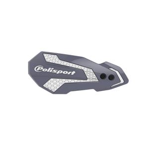Handguard POLISPORT MX FLOW 8308200052 Grey/White with mounting system