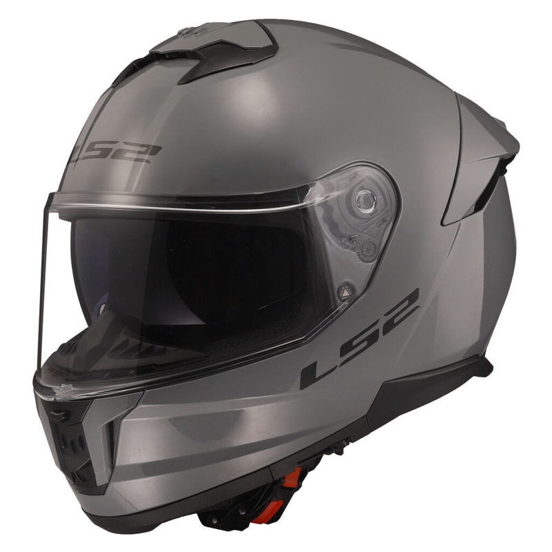 LS2 FF808 Stream II Cască de motociclist integrală gri solidă LS2 FF808 Stream II