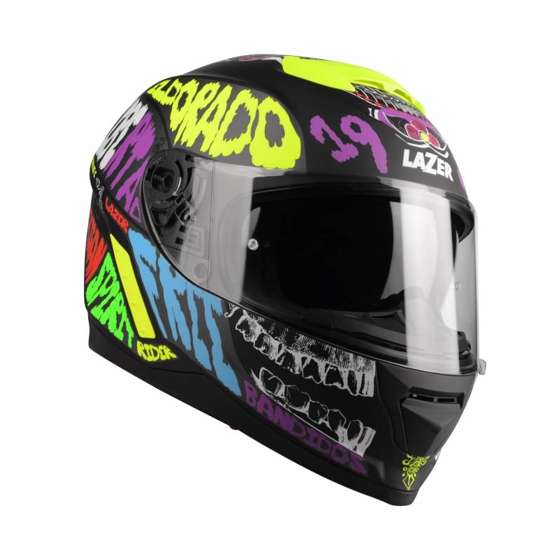 Cască integrală pentru motociclete Lazer Rafale Mexicana multicoloră