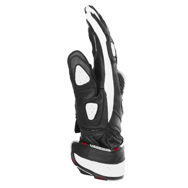 Mănuși moto damă RSA RX2 negru-alb