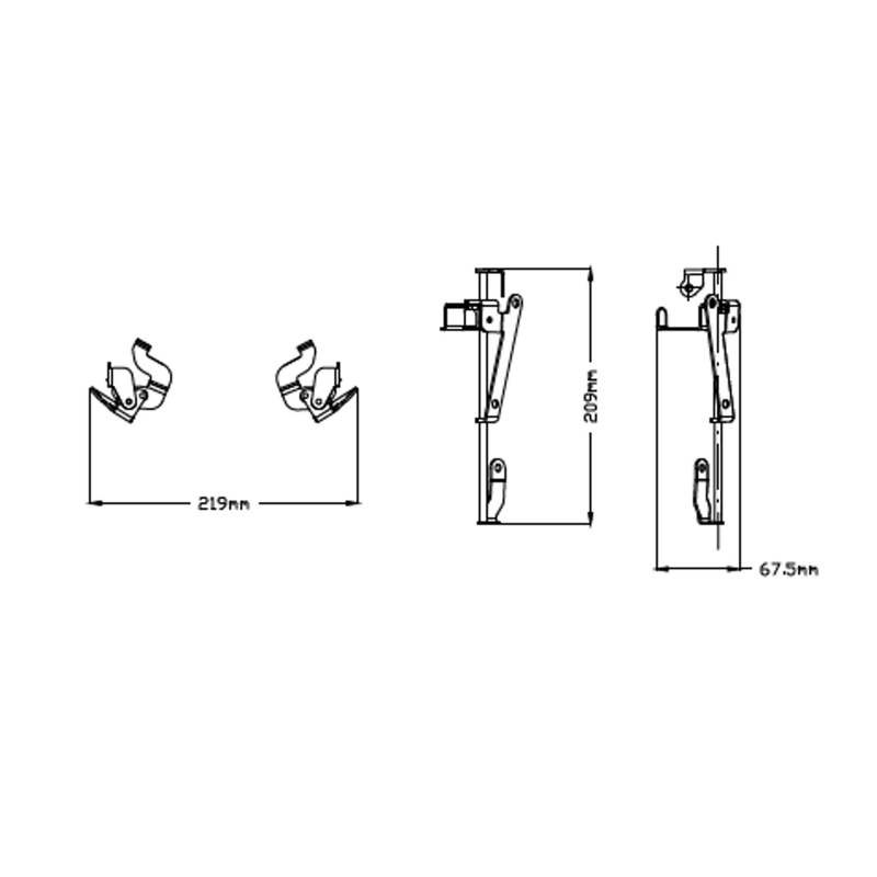 Manual regulation system PUIG Negru