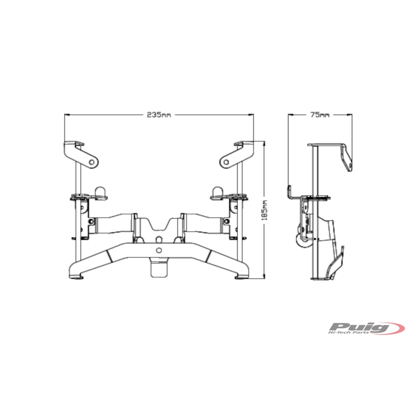 Manual regulation system PUIG Negru lichidare