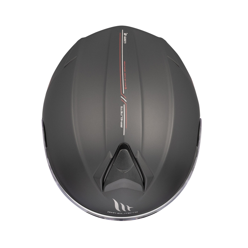 Cască de motocicletă flip-up MT Genesis SV Solid A1 neagră mat