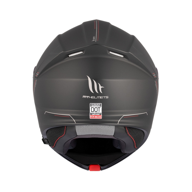 Cască de motocicletă flip-up MT Genesis SV Solid A1 neagră mat