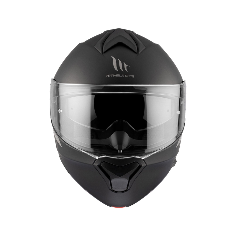 Cască de motocicletă flip-up MT Genesis SV Solid A1 neagră mat