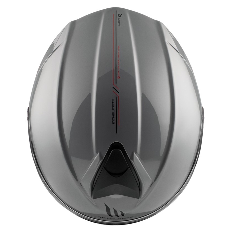 Cască de motocicletă pliabilă MT Genesis SV Solid A12 gri lucios