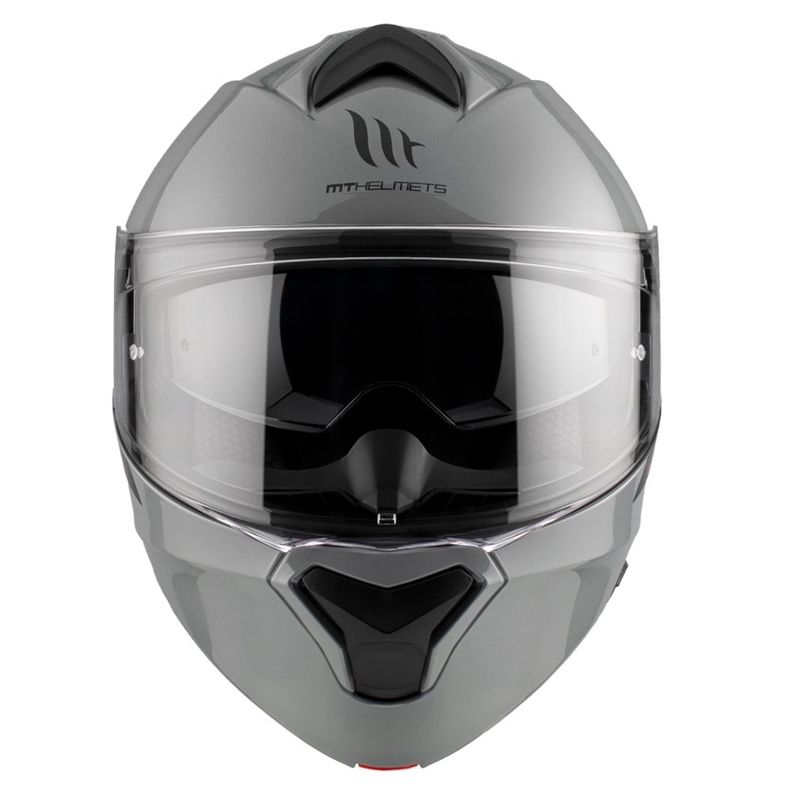 Cască de motocicletă pliabilă MT Genesis SV Solid A12 gri lucios