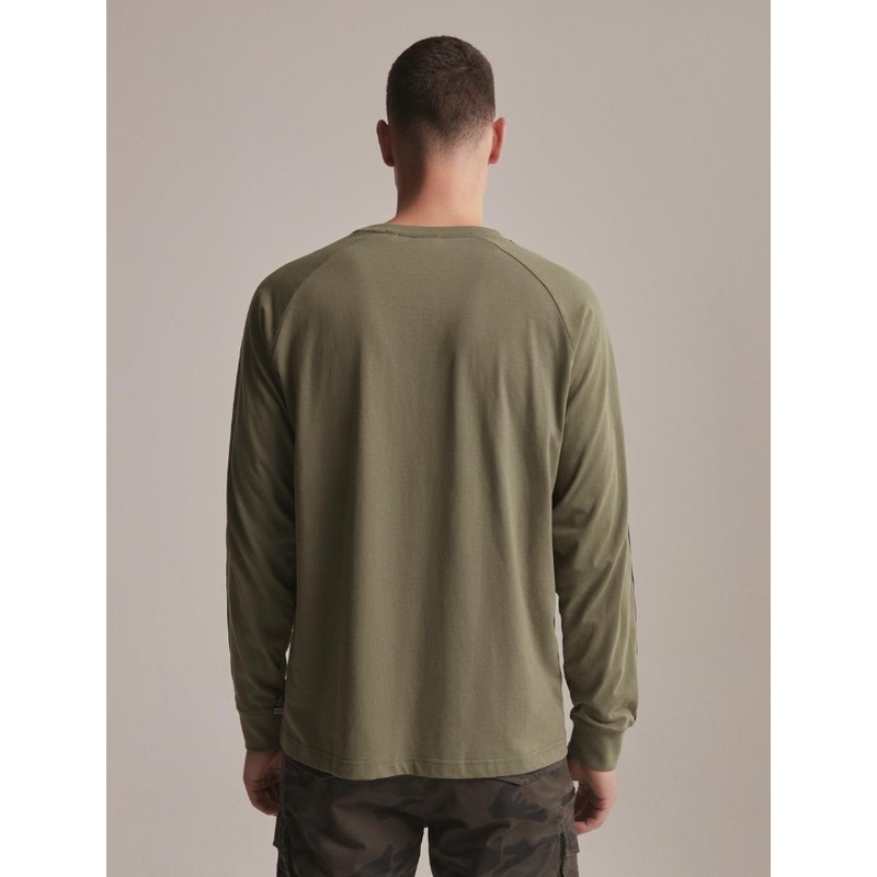 Tricou cu mânecă lungă DAKAR DKR LG STRAP kaki