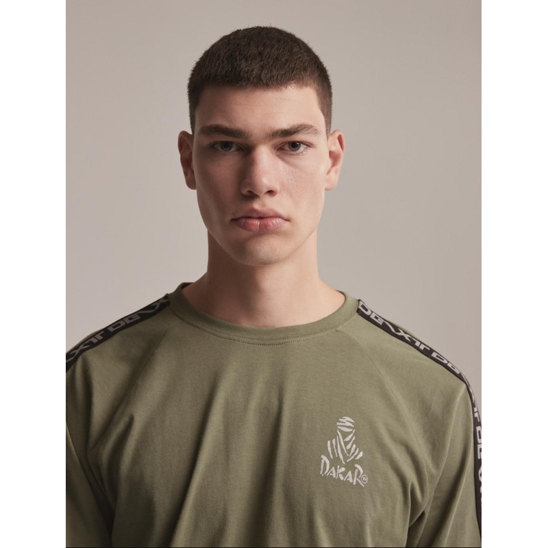 Tricou cu mânecă lungă DAKAR DKR LG STRAP kaki