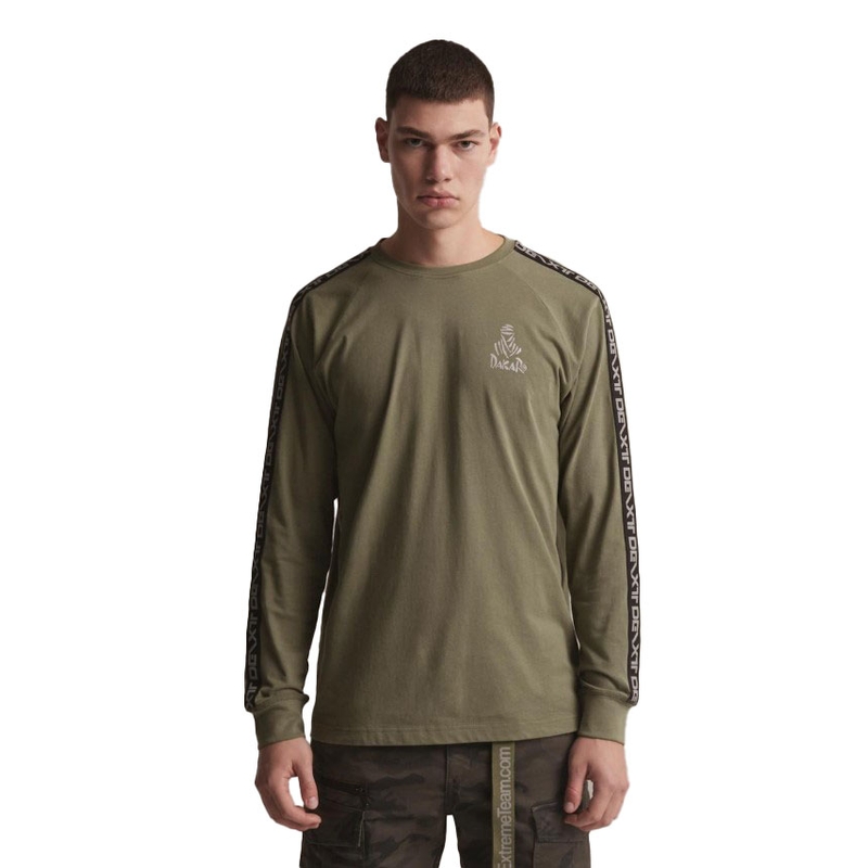 Tricou cu mânecă lungă DAKAR DKR LG STRAP kaki