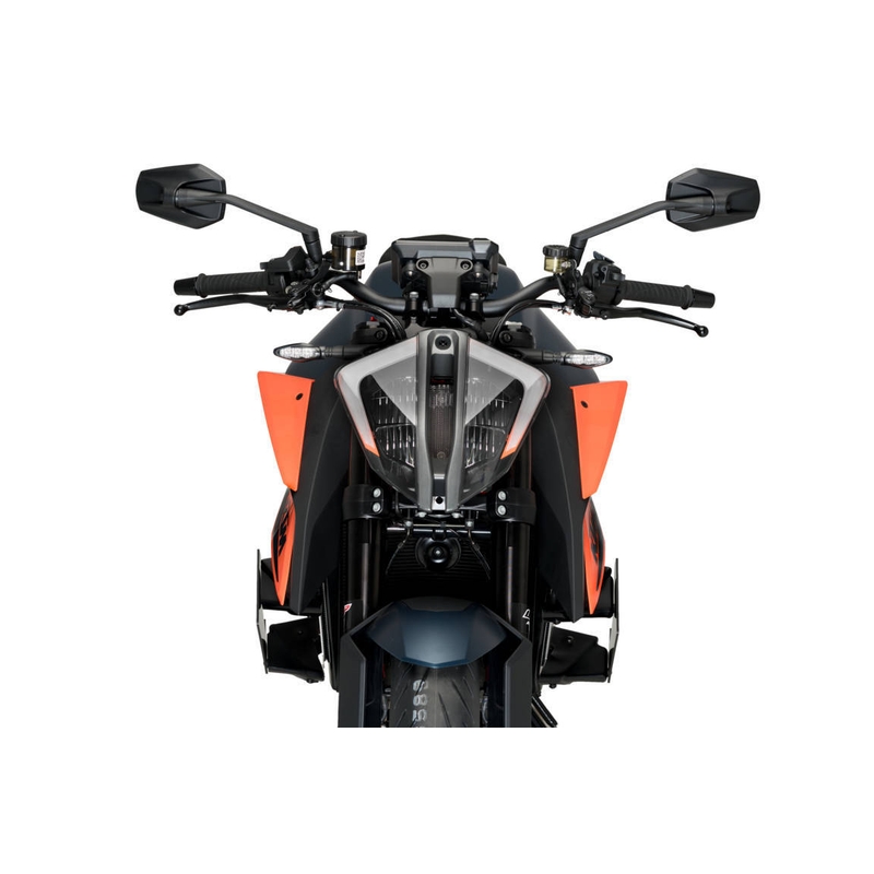 Side spoilers PUIG DOWNFORCE Negru pentru KTM Super Duke 1290 / R 2020-2024, KTM Super Duke 1290 RR 2022-2024