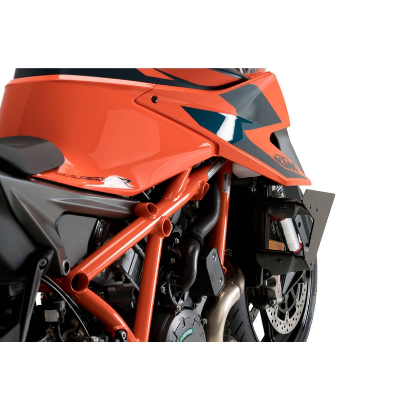 Side spoilers PUIG DOWNFORCE Negru pentru KTM Super Duke 1290 / R 2020-2024, KTM Super Duke 1290 RR 2022-2024