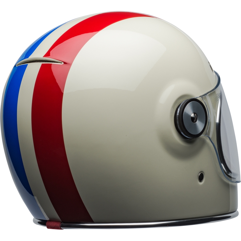 Cască integrală pentru motociclete Bell Bullit DLX Command Vintage alb-roșu-albastru