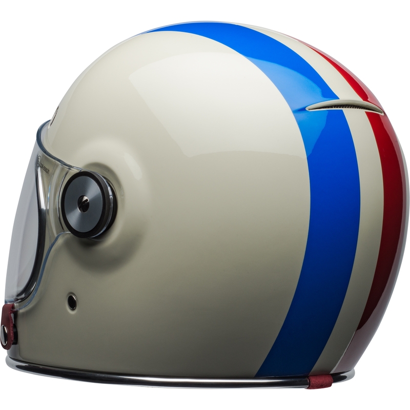 Cască integrală pentru motociclete Bell Bullit DLX Command Vintage alb-roșu-albastru
