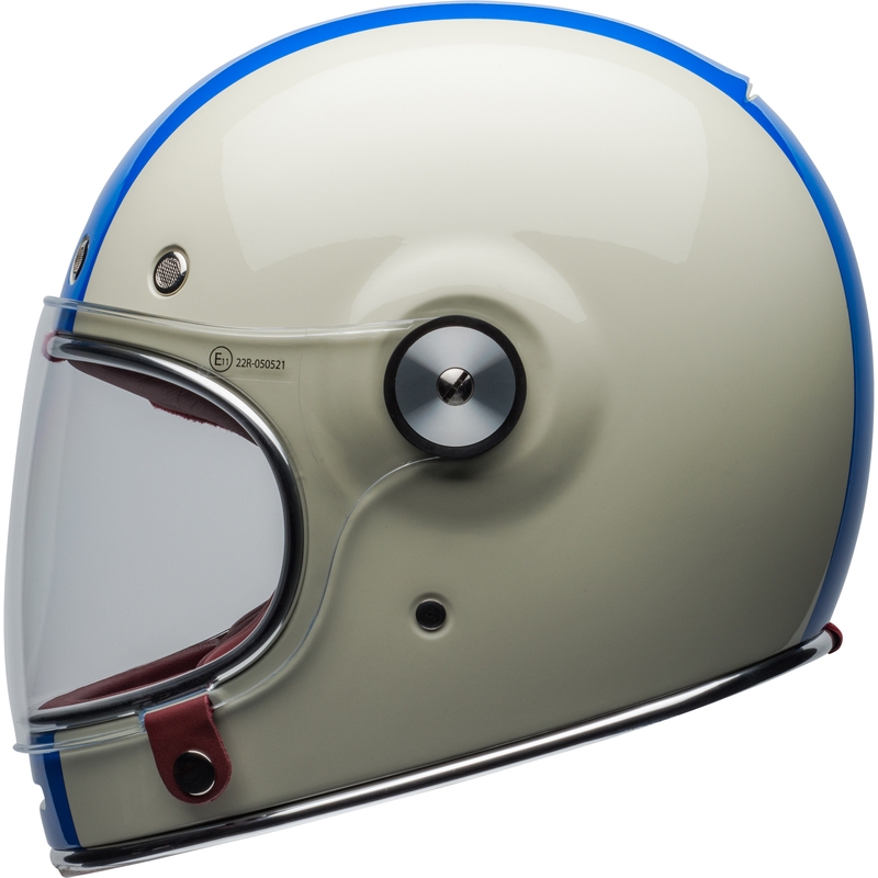 Cască integrală pentru motociclete Bell Bullit DLX Command Vintage alb-roșu-albastru
