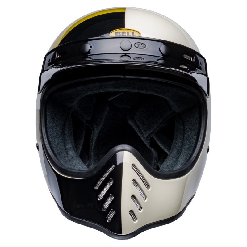 Cască de motocicletă Bell Moto-3 Atwyld Orbit alb-negru