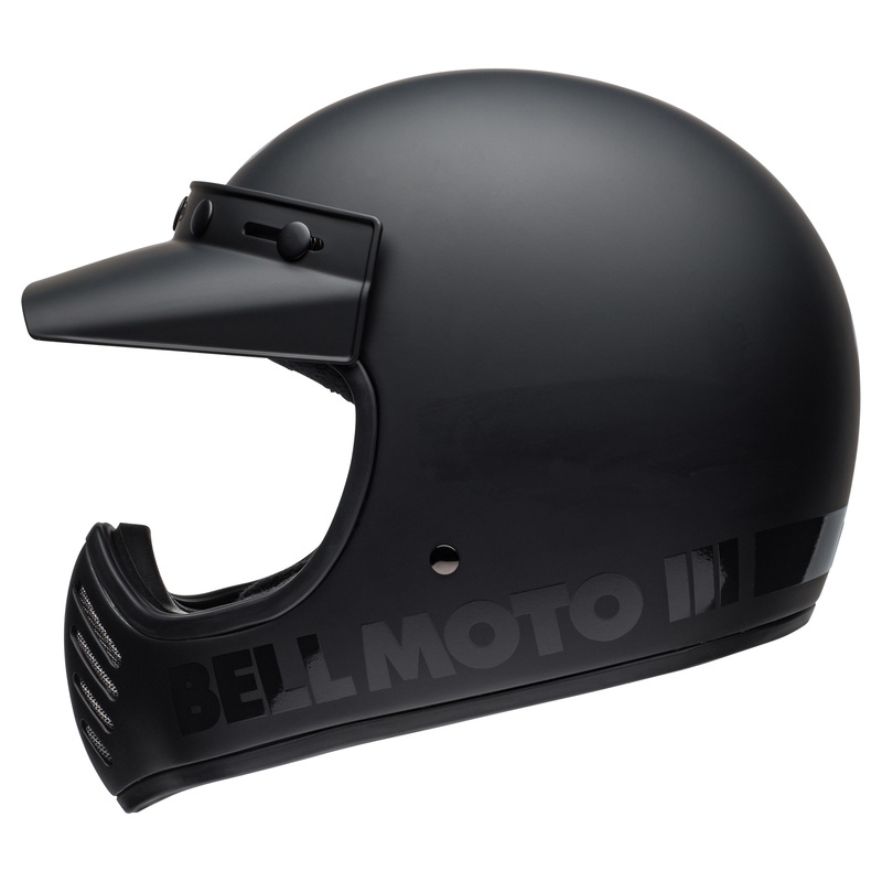 Cască de motocicletă Bell Moto-3 Classic Black Matt