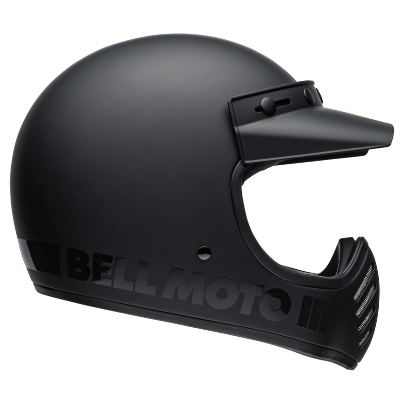Cască de motocicletă Bell Moto-3 Classic Black Matt