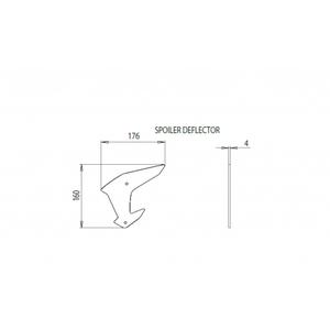 Side spoilers PUIG DOWNFORCE 20832N Negru