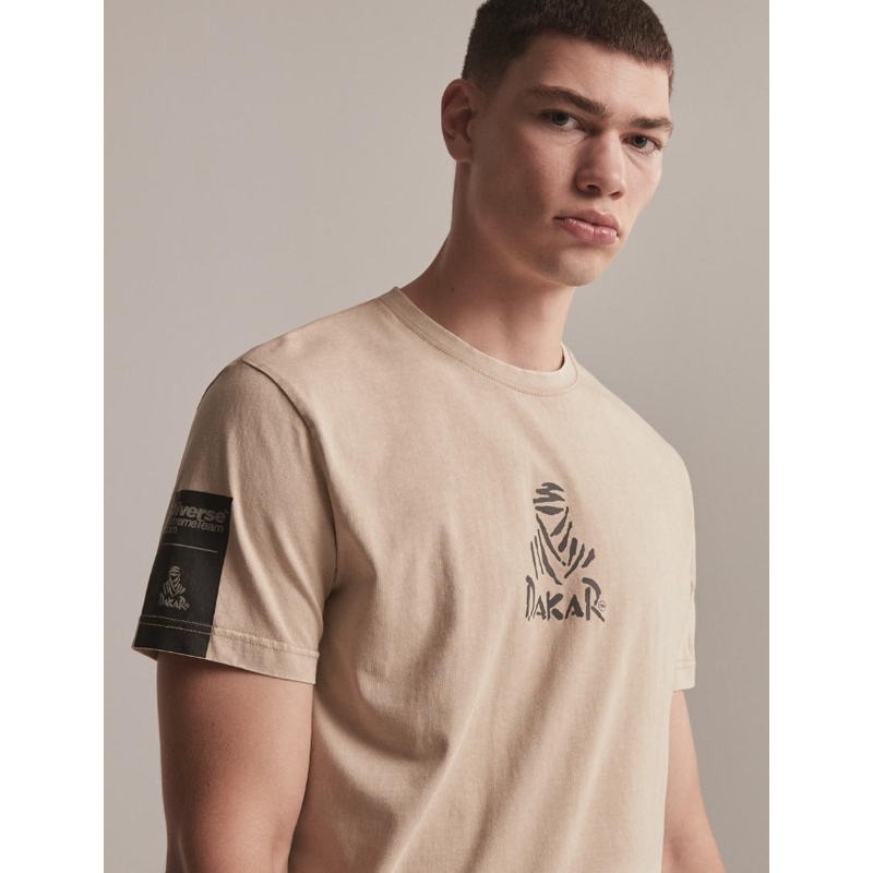 Tricou DAKAR DKR Wash 02 bej