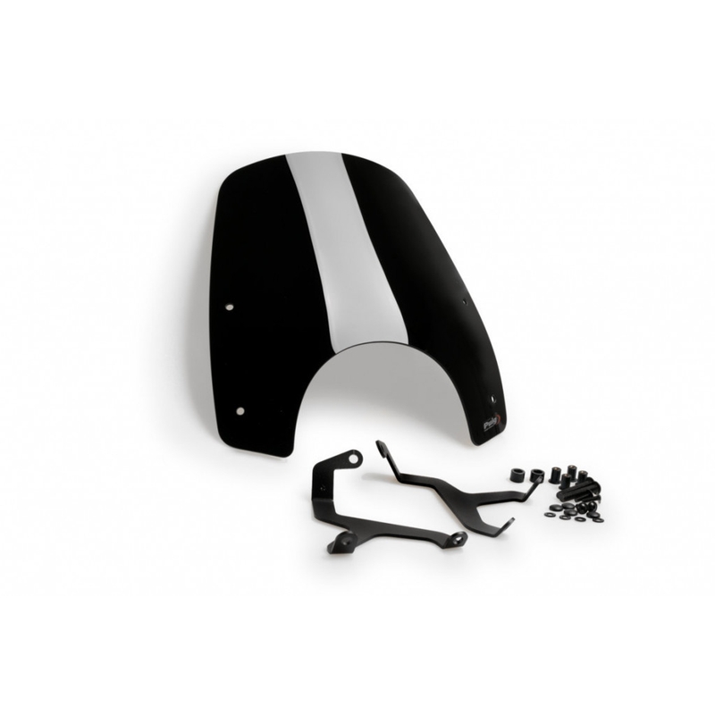 Parbriz New Generation Sport PUIG Negru pentru HONDA CMX 1100 Rebel 2021-2024