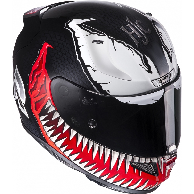 Cască de motocicletă integrală HJC RPHA 11 Venom Marvel MC1 lichidare