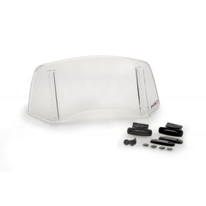 Multiadjustable visor PUIG 2.0 20763W fixed by screws transparent