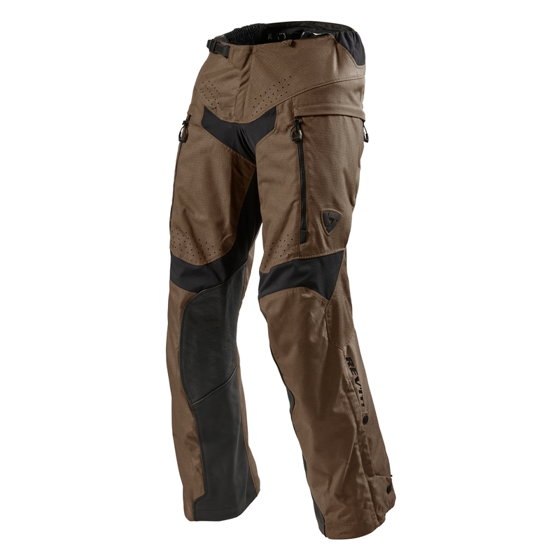 Revit Continent pantaloni de motocicletă maro extins