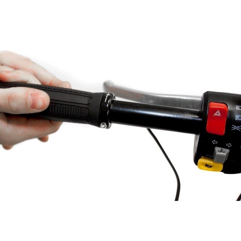 Mânere încălzite SYMTEC ATV Clamp On High/Low RR negru