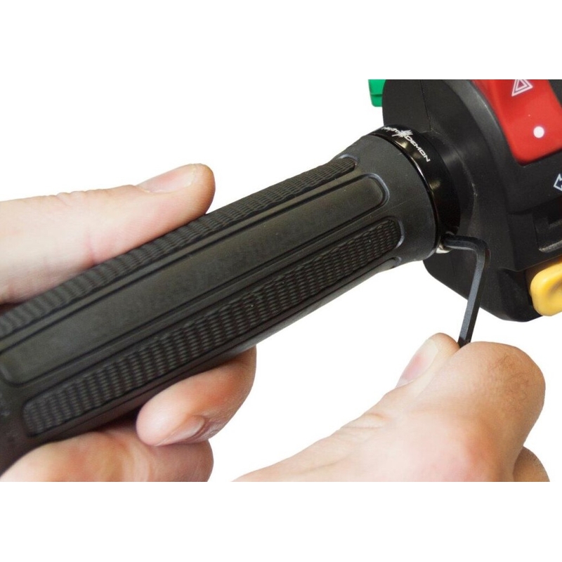 Mânere încălzite SYMTEC ATV Clamp On High/Low RR negru