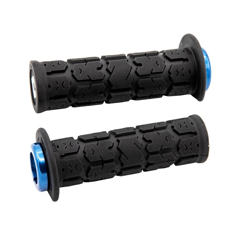 Manete ODI ROGUE ATV LOCK-ON V2.1 125mm negru-albastru