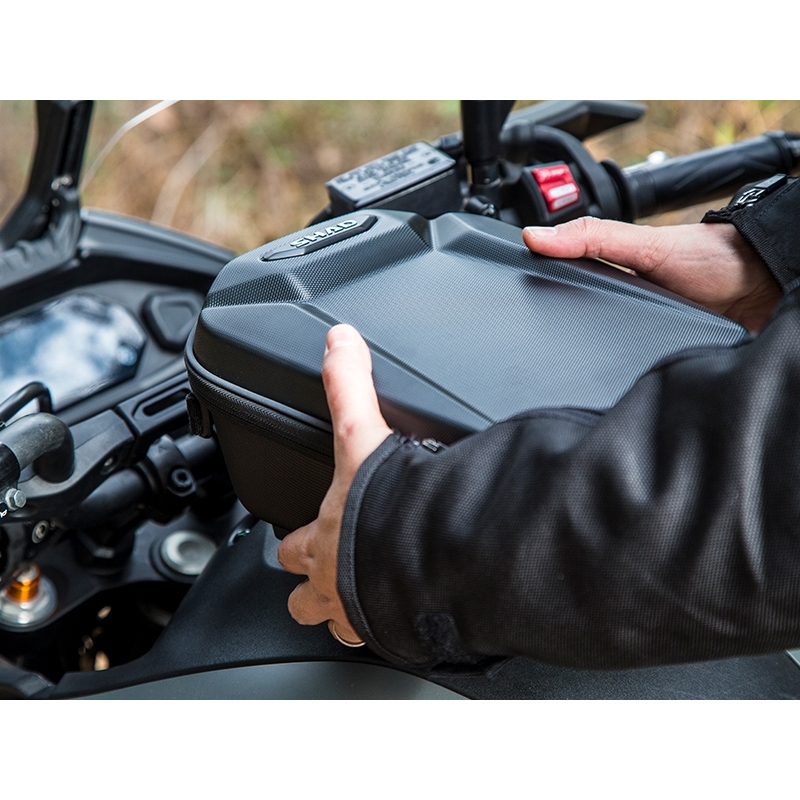 Geanta de rezervor (tank bag) SHAD E091CL for click system With LOCK and Key + ZIP combination lock main compartment