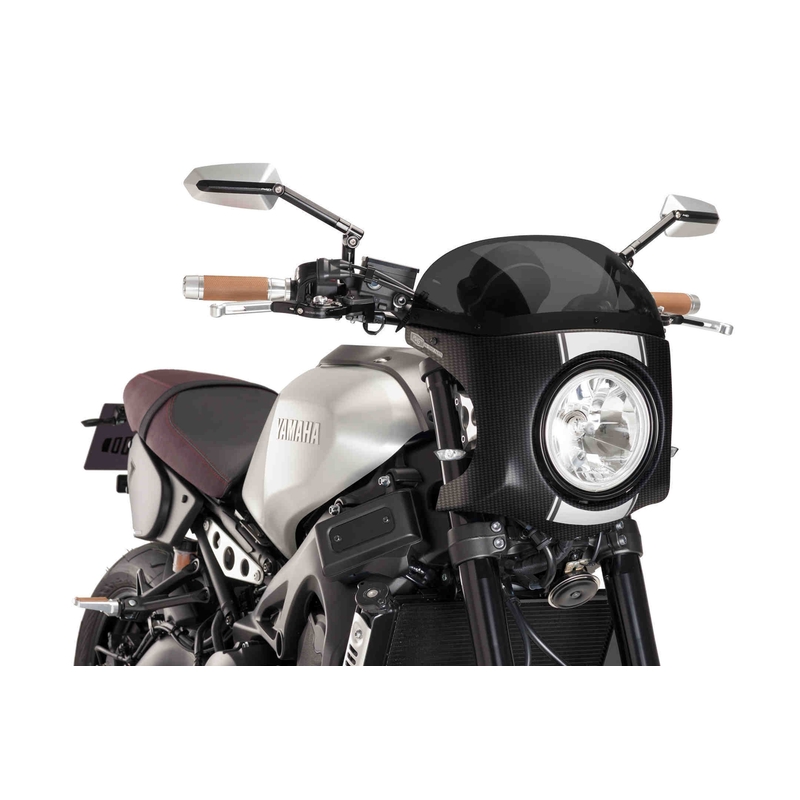 Parbriz PUIG SEMI-FAIRING carbon look dark smoke