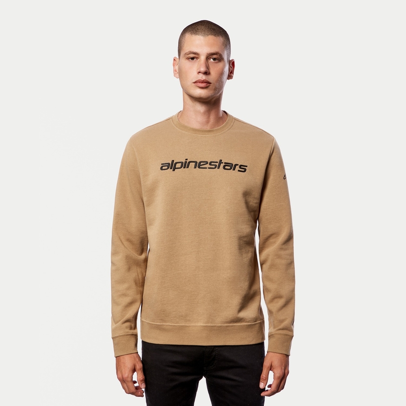 Alpinestars Linear Linear Crew Fleece Sand Black