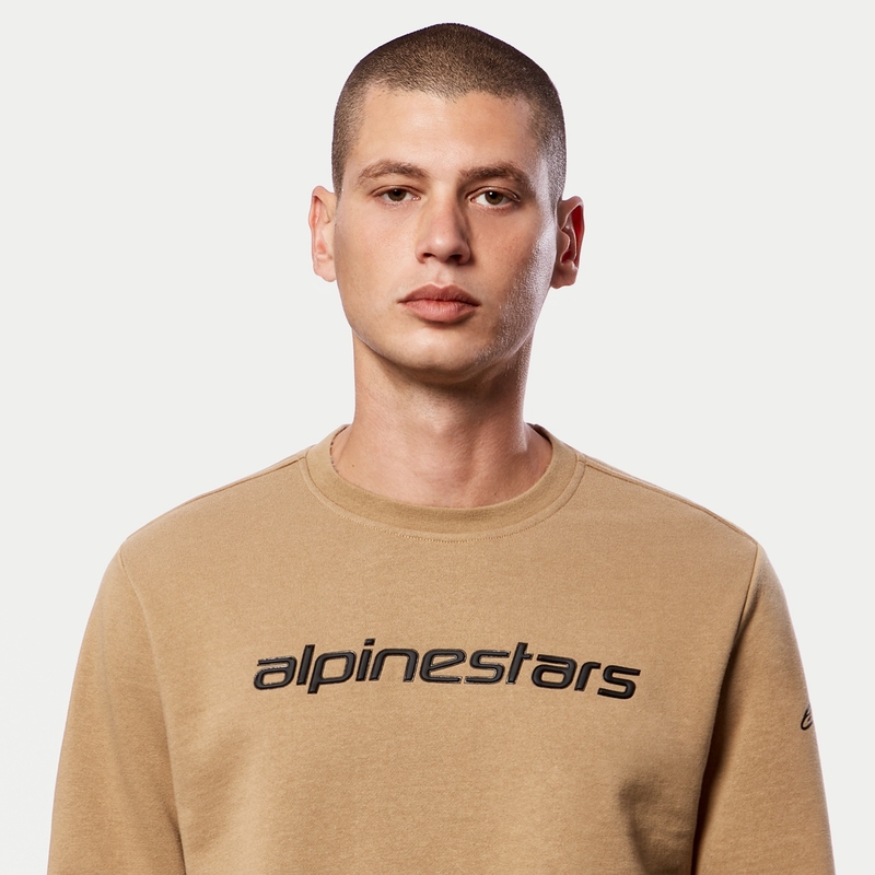 Alpinestars Linear Linear Crew Fleece Sand Black