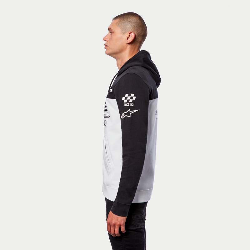 Mikina Alpinestars H Block Hoodie černo-bílá