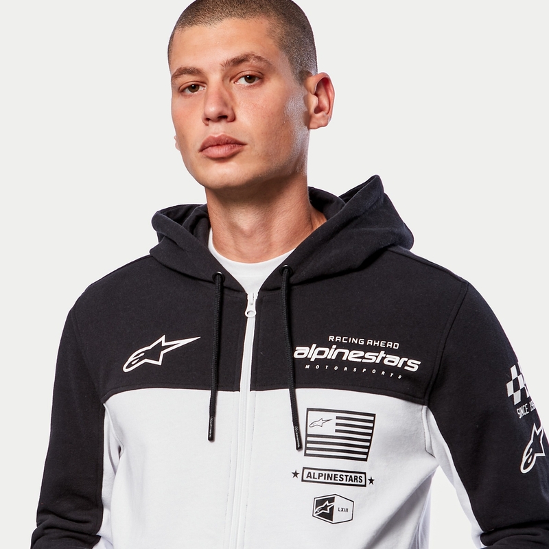 Mikina Alpinestars H Block Hoodie černo-bílá