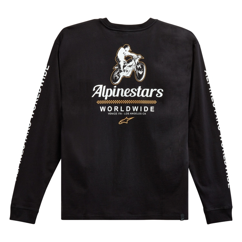 Alpinestars Authenticated Tee negru și alb