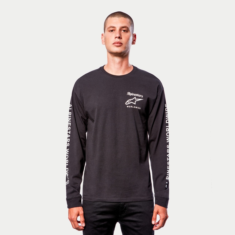 Alpinestars Authenticated Tee negru și alb