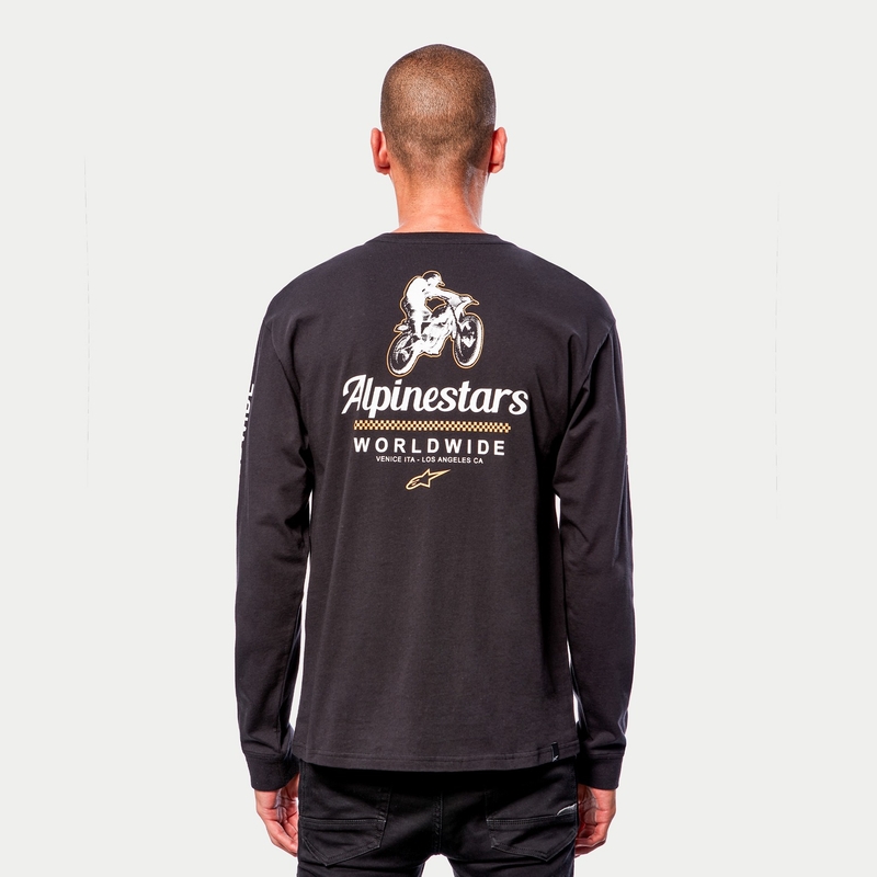Alpinestars Authenticated Tee negru și alb