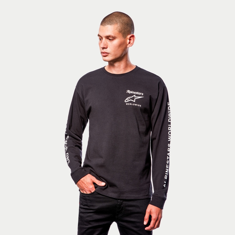 Alpinestars Authenticated Tee negru și alb