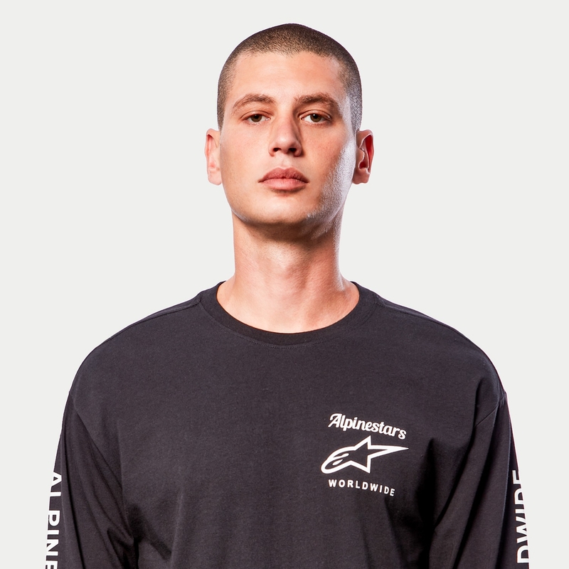 Alpinestars Authenticated Tee negru și alb