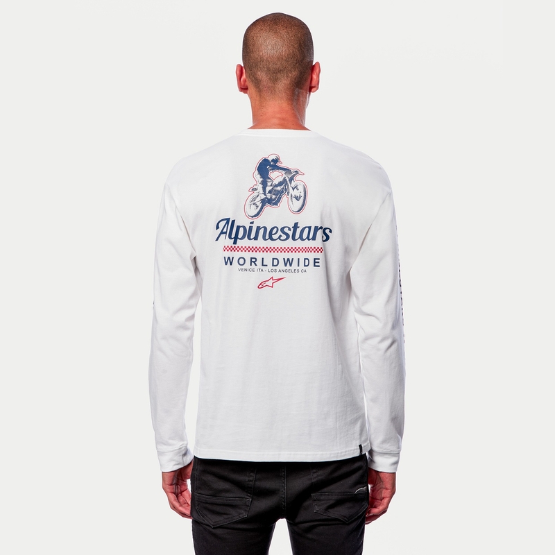 Alpinestars Authenticated Tee alb și negru