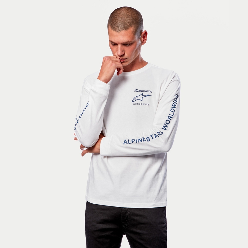 Alpinestars Authenticated Tee alb și negru