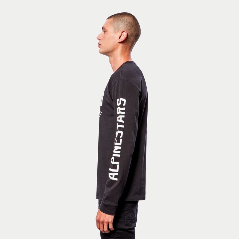 Alpinestars Face Off Tee negru și alb