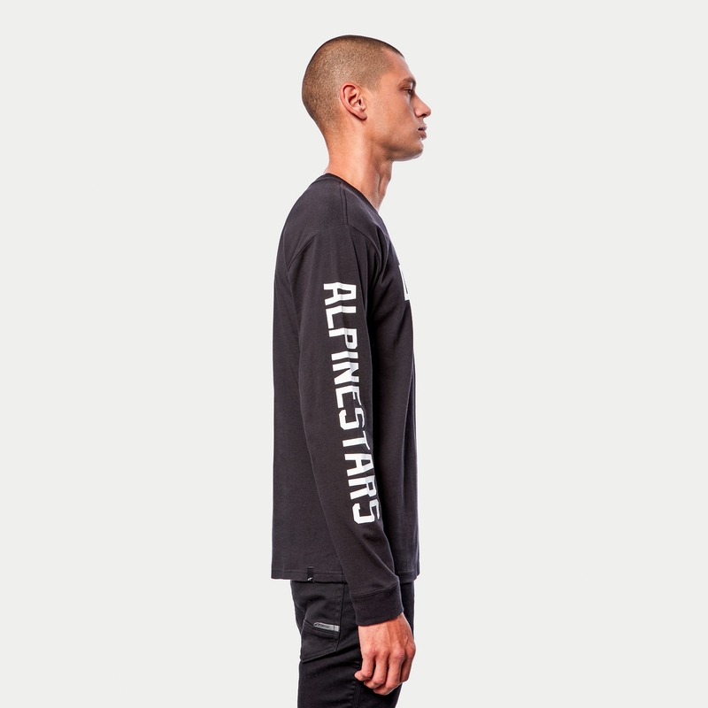Alpinestars Face Off Tee negru și alb