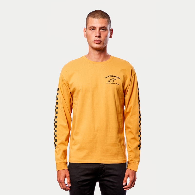 Alpinestars Sunday Tee galben și negru